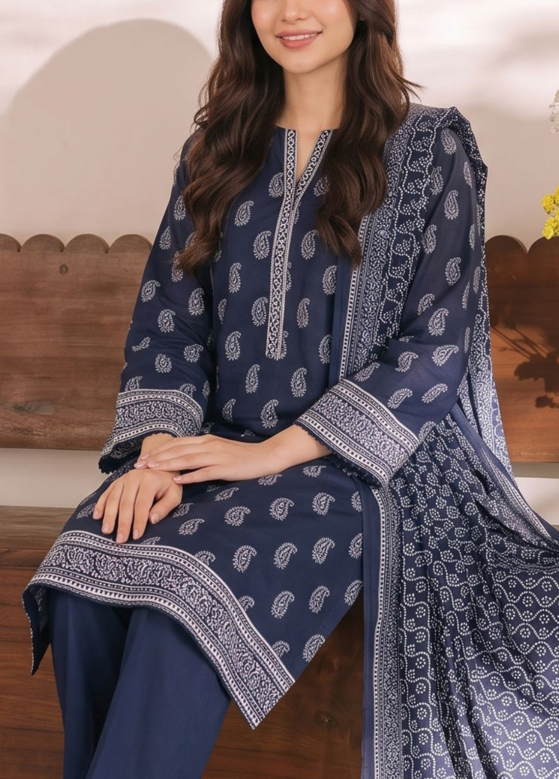 Daman By VS Textile Exclusive Printed Cambric 3 Piece Unstitched Suit VS26DEPV2 D-974 Daman By VS Textile Exclusive Printed Cambric 3 Piece Unstitched Suit VS26DEPV2 D-974
