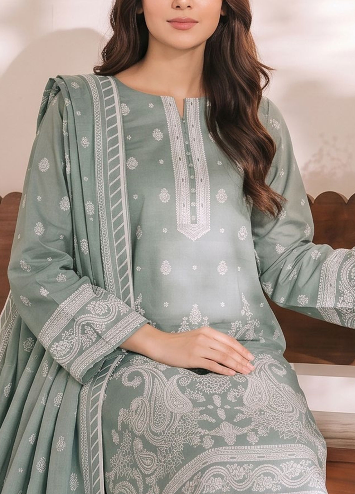 Daman By VS Textile Exclusive Printed Cambric 3 Piece Unstitched Suit VS26DEPV2 D-981 Daman By VS Textile Exclusive Printed Cambric 3 Piece Unstitched Suit VS26DEPV2 D-981