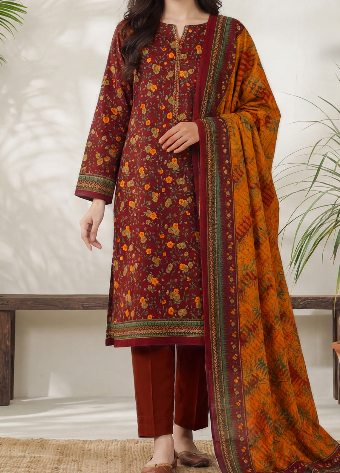 Daman By VS Textile Exclusive Printed Lawn 3 Piece Unstitched Suit VS26DEPV5 D-854 Daman By VS Textile Exclusive Printed Lawn 3 Piece Unstitched Suit VS26DEPV5 D-854