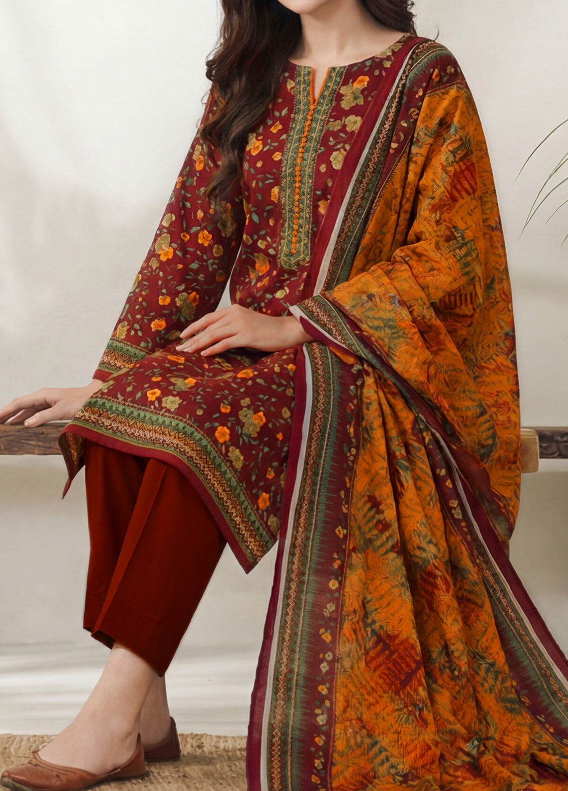 Daman By VS Textile Exclusive Printed Lawn 3 Piece Unstitched Suit VS26DEPV5 D-854 Daman By VS Textile Exclusive Printed Lawn 3 Piece Unstitched Suit VS26DEPV5 D-854