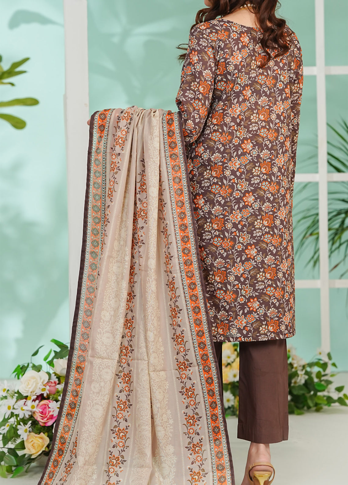Daman By VS Textile Exclusive Printed Lawn 3 Piece Unstitched Suit VS26DEPV5 D-879 Daman By VS Textile Exclusive Printed Lawn 3 Piece Unstitched Suit VS26DEPV5 D-879