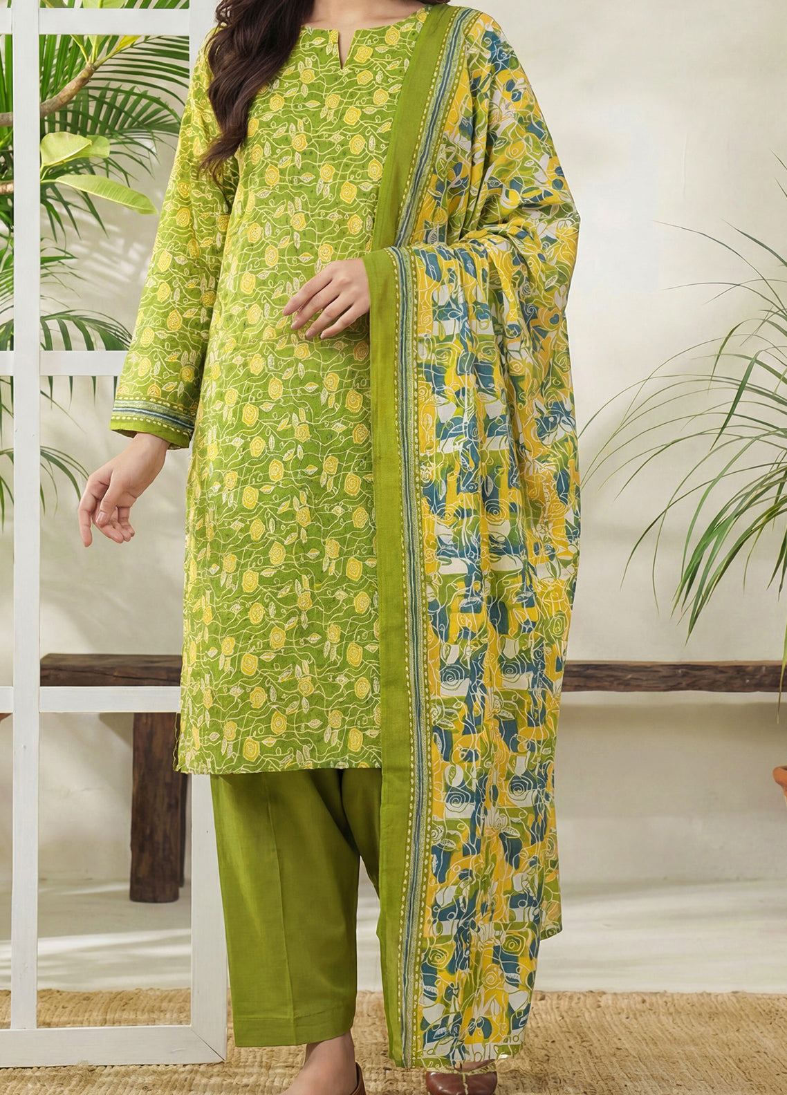 Daman By VS Textile Exclusive Printed Lawn 3 Piece Unstitched Suit VS26DEPV5 D-883 Daman By VS Textile Exclusive Printed Lawn 3 Piece Unstitched Suit VS26DEPV5 D-883