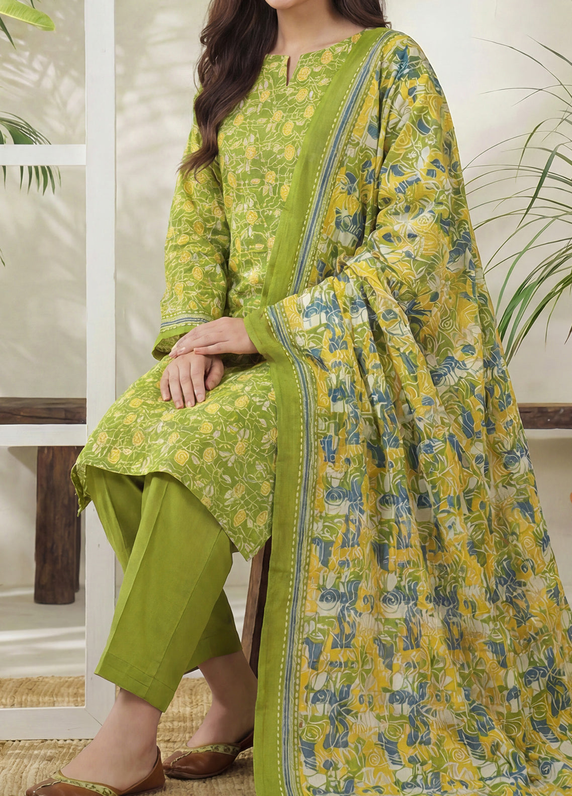 Daman By VS Textile Exclusive Printed Lawn 3 Piece Unstitched Suit VS26DEPV5 D-883 Daman By VS Textile Exclusive Printed Lawn 3 Piece Unstitched Suit VS26DEPV5 D-883
