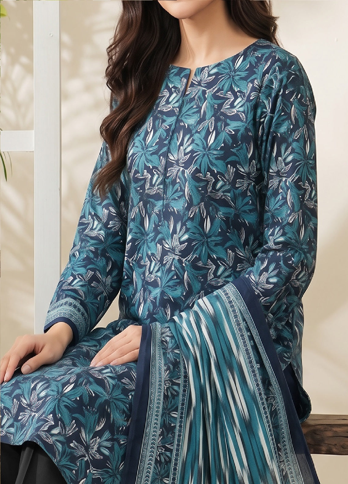 Daman By VS Textile Exclusive Printed Lawn 3 Piece Unstitched Suit VS26DEP D-881 Daman By VS Textile Exclusive Printed Lawn 3 Piece Unstitched Suit VS26DEP D-881