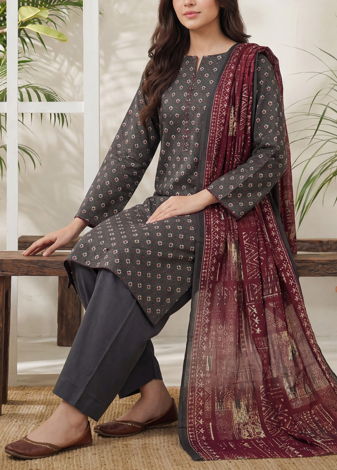 Daman By VS Textile Exclusive Printed Lawn 3 Piece Unstitched Suit VS26DEP D-886 Daman By VS Textile Exclusive Printed Lawn 3 Piece Unstitched Suit VS26DEP D-886