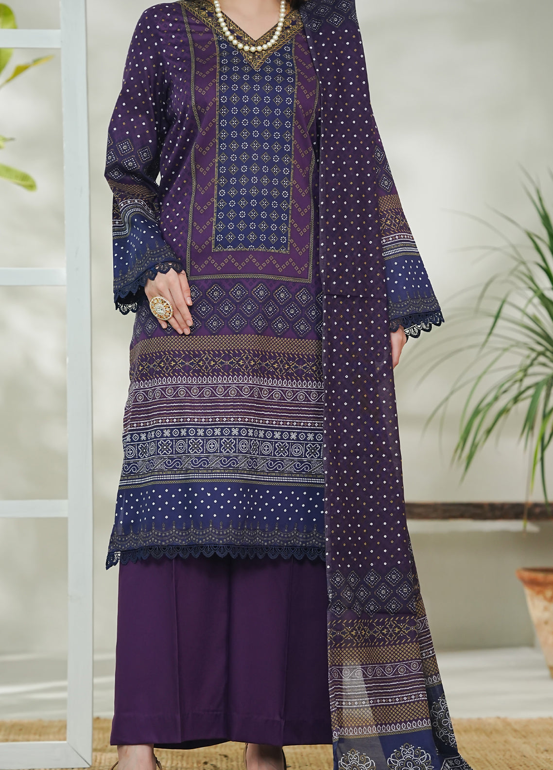 Daman By VS Textile Printed Lawn 3 Piece Unstitched Suit VS26DV3 D-839 Daman By VS Textile Printed Lawn 3 Piece Unstitched Suit VS26DV3 D-839