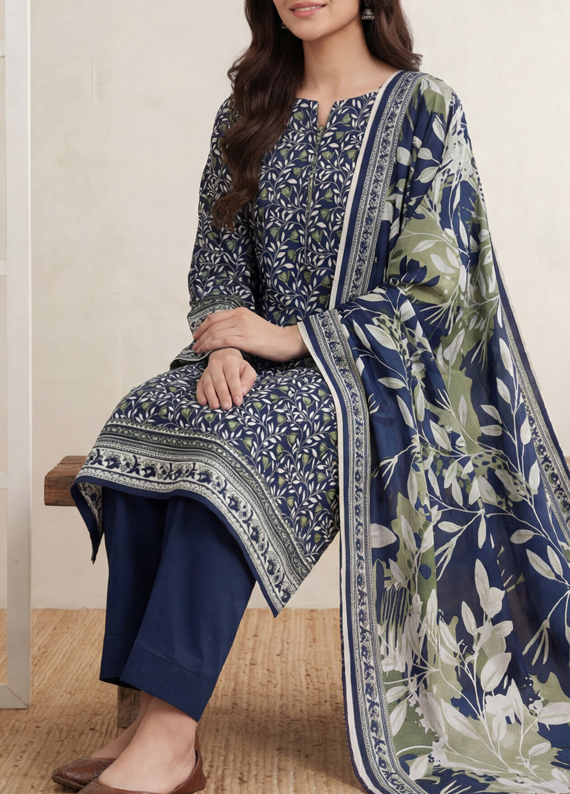 Daman By VS Textile Printed Lawn 3 Piece Unstitched Suit VS26DV3 D-841 Daman By VS Textile Printed Lawn 3 Piece Unstitched Suit VS26DV3 D-841