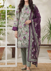 Daman By VS Textile Printed Lawn 3 Piece Unstitched Suit VS26DV3 D-842