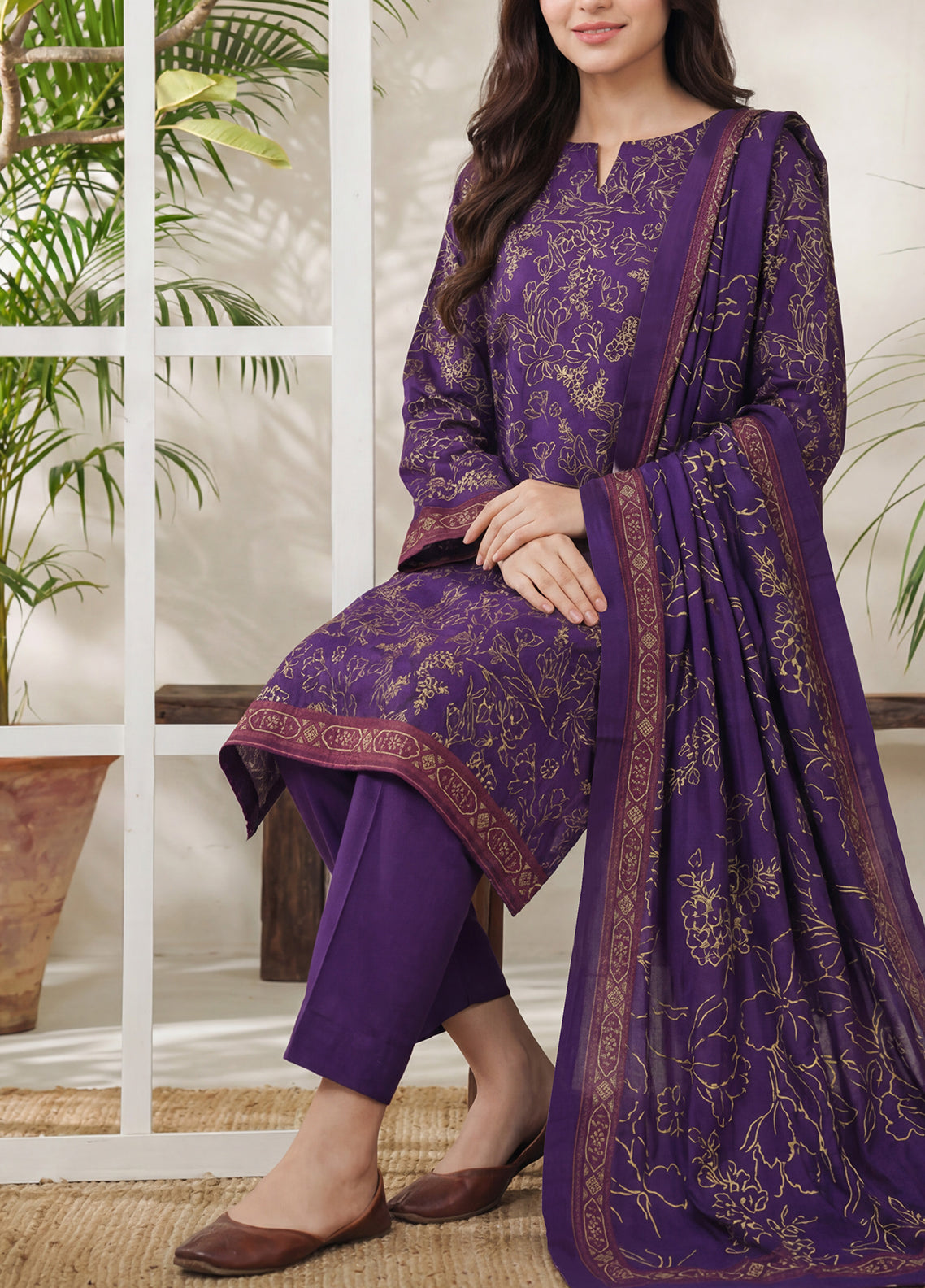 Daman By VS Textile Printed Lawn 3 Piece Unstitched Suit VS26DV3 D-844 Daman By VS Textile Printed Lawn 3 Piece Unstitched Suit VS26DV3 D-844