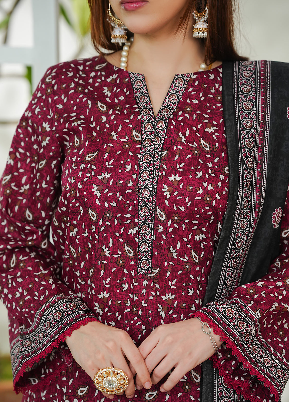 Daman By VS Textile Printed Lawn 3 Piece Unstitched Suit VS26DV3 D-846 Daman By VS Textile Printed Lawn 3 Piece Unstitched Suit VS26DV3 D-846