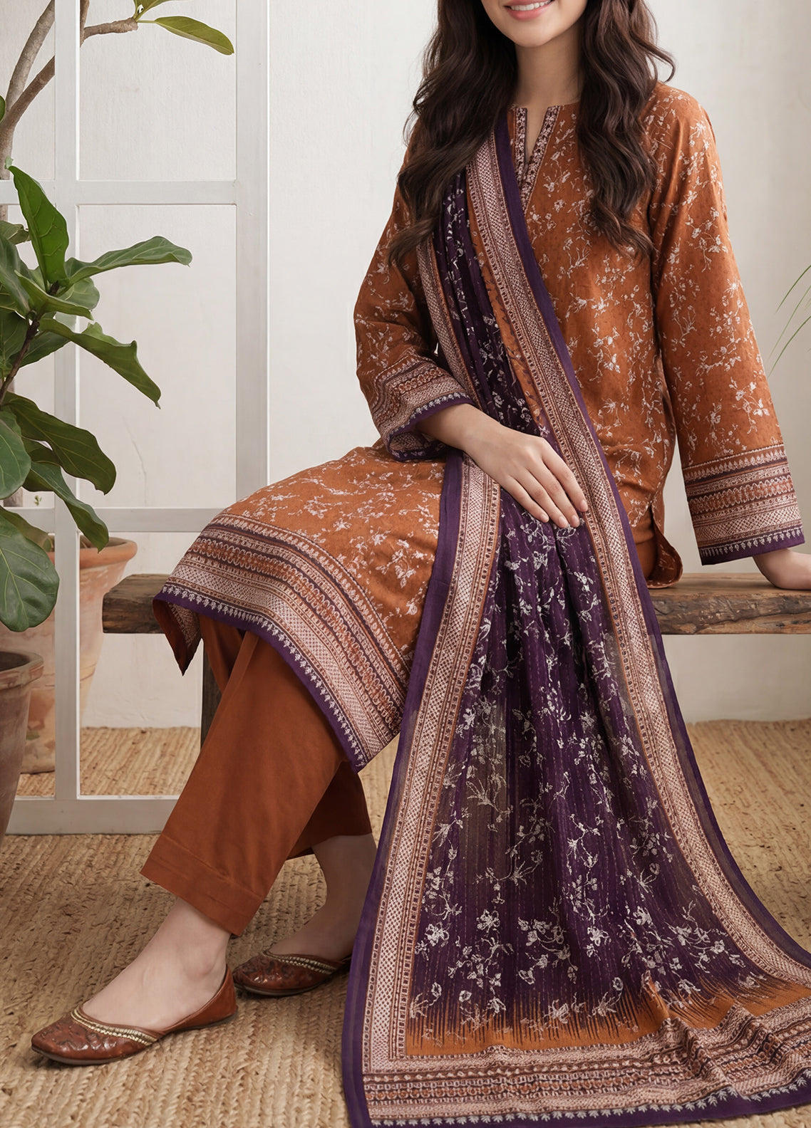 Daman By VS Textile Printed Lawn 3 Piece Unstitched Suit VS26DV3 D-856 Daman By VS Textile Printed Lawn 3 Piece Unstitched Suit VS26DV3 D-856