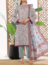 Daman by VS Textile Printed Lawn Suits Unstitched 3 Piece - VS25DL 805B