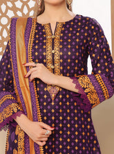 Daman by VS Textile Printed Lawn Suits Unstitched 3 Piece - VS25DL 809