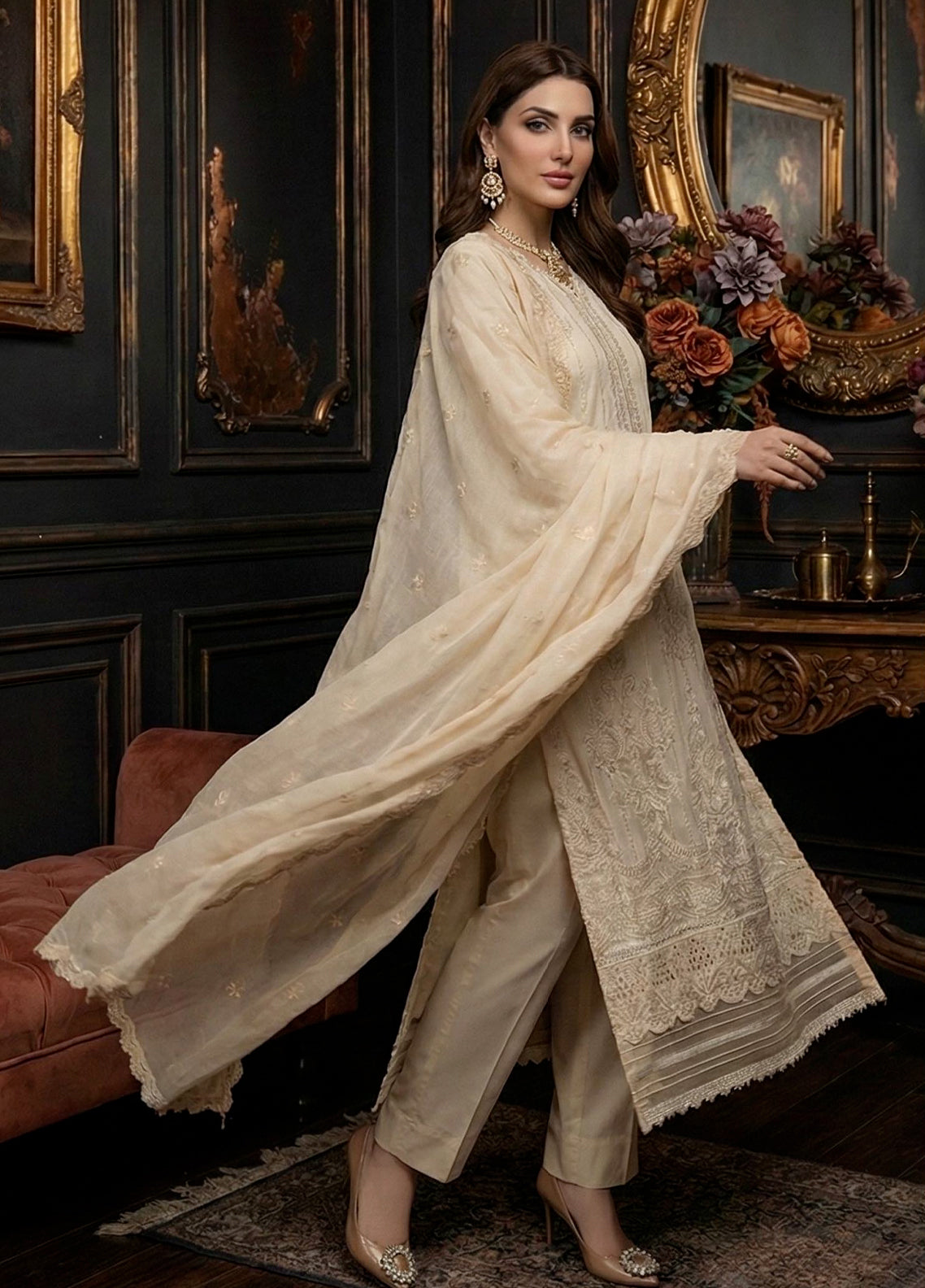 Dastaan By Noorjahan Embroidered Lawn 3 Piece Unstitched Suit NJ26DT D-04 Dastaan By Noorjahan Embroidered Lawn 3 Piece Unstitched Suit NJ26DT D-04