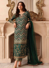 Dastan-E-Jashan By Charizma Luxury Embroidered Chiffon 3 Piece Unstitched Suit CH26DJLCV1 D-DWJ6-07