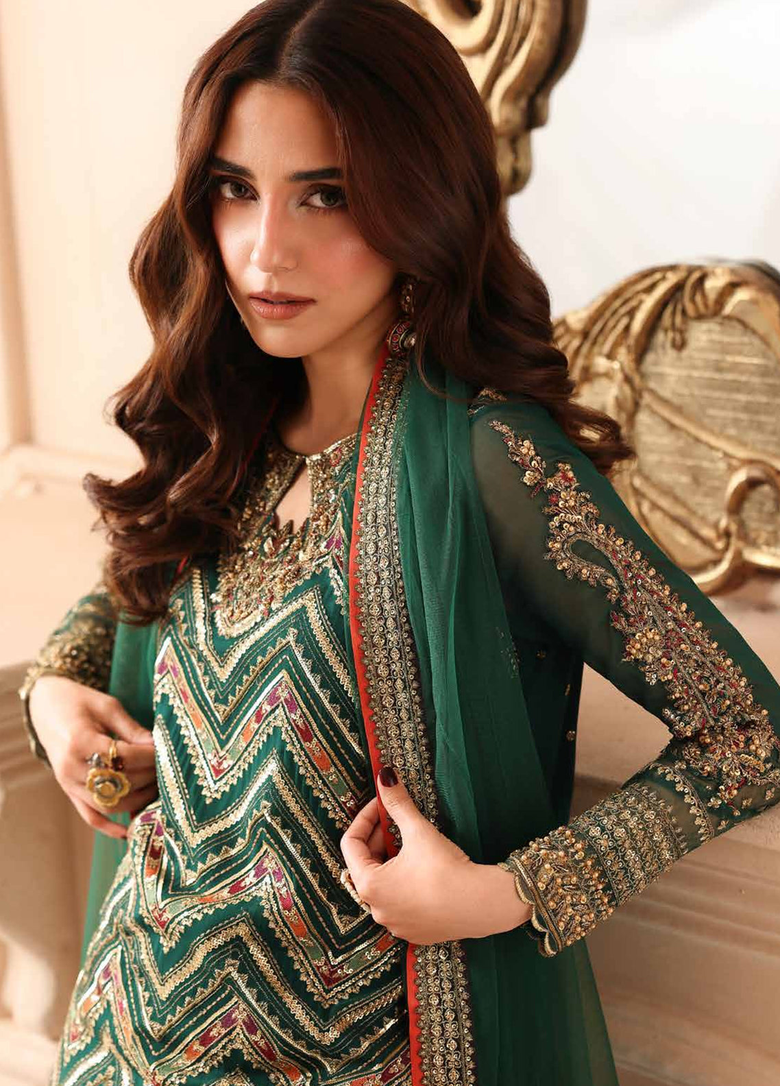 Dastan-E-Jashan By Charizma Luxury Embroidered Chiffon 3 Piece Unstitched Suit CH26DJLCV1 D-DWJ6-07 Dastan-E-Jashan By Charizma Luxury Embroidered Chiffon 3 Piece Unstitched Suit CH26DJLCV1 D-DWJ6-07
