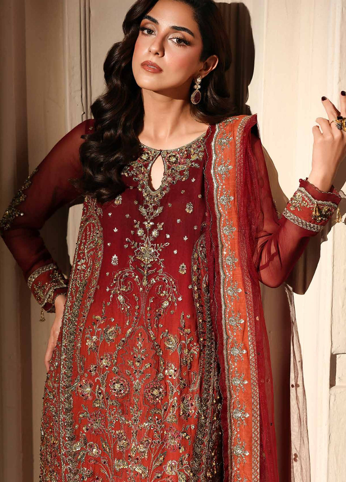 Dastan-E-Jashan By Charizma Luxury Embroidered Chiffon 3 Piece Unstitched Suit CH26DJLCV1 D-DWJ6-08 Dastan-E-Jashan By Charizma Luxury Embroidered Chiffon 3 Piece Unstitched Suit CH26DJLCV1 D-DWJ6-08