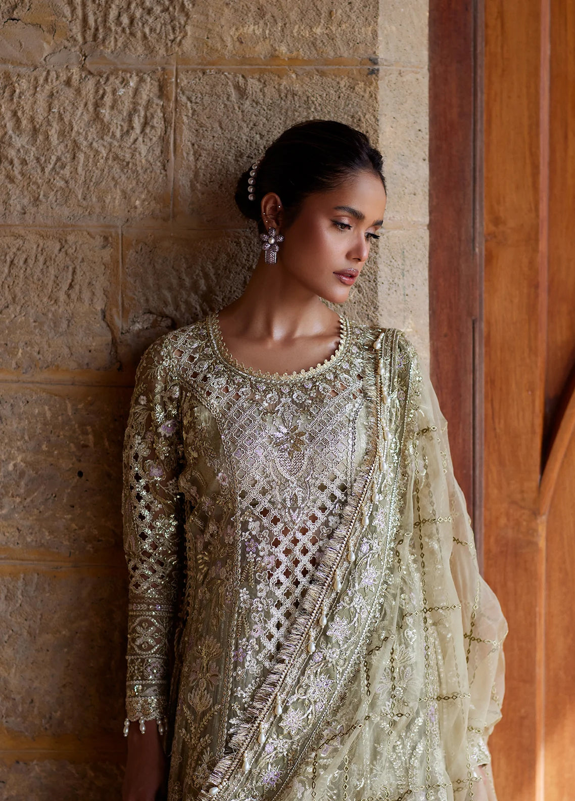 Dastangoi By Afrozeh Formals Embroidered Organza 3 Piece Unstitched Suit AF26DGF D-1218 SUKHAN Dastangoi By Afrozeh Formals Embroidered Organza 3 Piece Unstitched Suit AF26DGF D-1218 SUKHAN