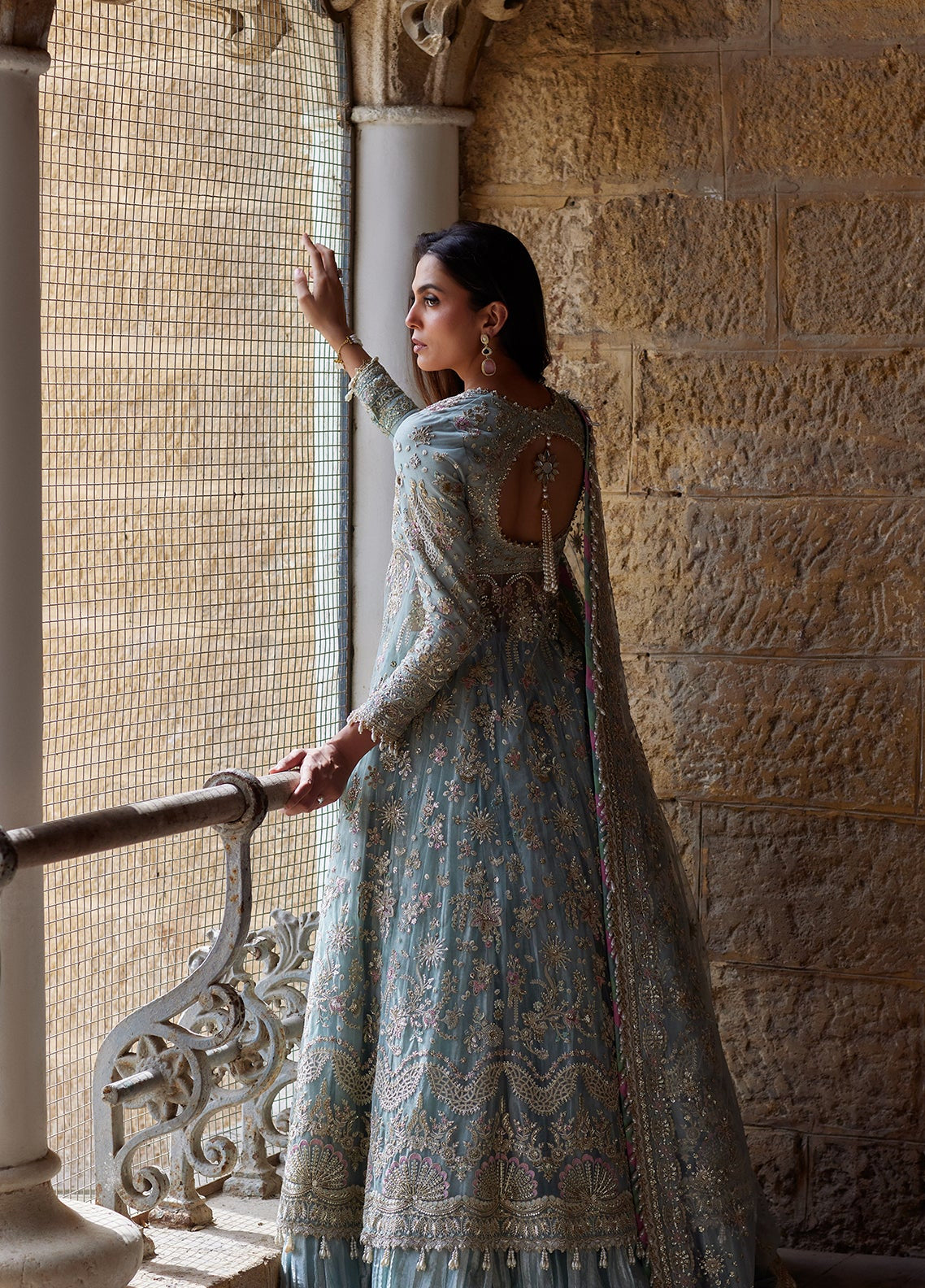 Dastangoi By Afrozeh Formals Embroidered Poly Net 3 Piece Unstitched Suit AF26DGF D-1219 LAFZ Dastangoi By Afrozeh Formals Embroidered Poly Net 3 Piece Unstitched Suit AF26DGF D-1219 LAFZ