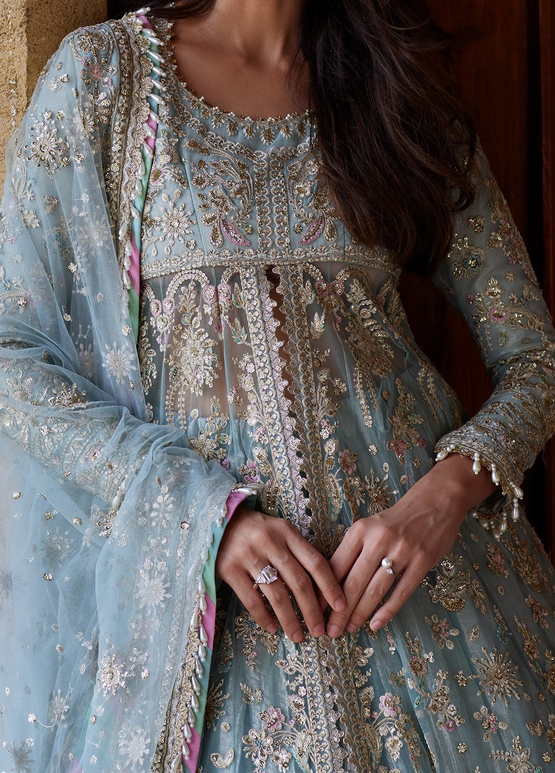 Dastangoi By Afrozeh Formals Embroidered Poly Net 3 Piece Unstitched Suit AF26DGF D-1219 LAFZ Dastangoi By Afrozeh Formals Embroidered Poly Net 3 Piece Unstitched Suit AF26DGF D-1219 LAFZ