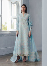 Daybreak By Afrozeh Embroidered Lawn 3 Piece Unstitched Suit AF26DB D-FWU-0013 DAWNFALL