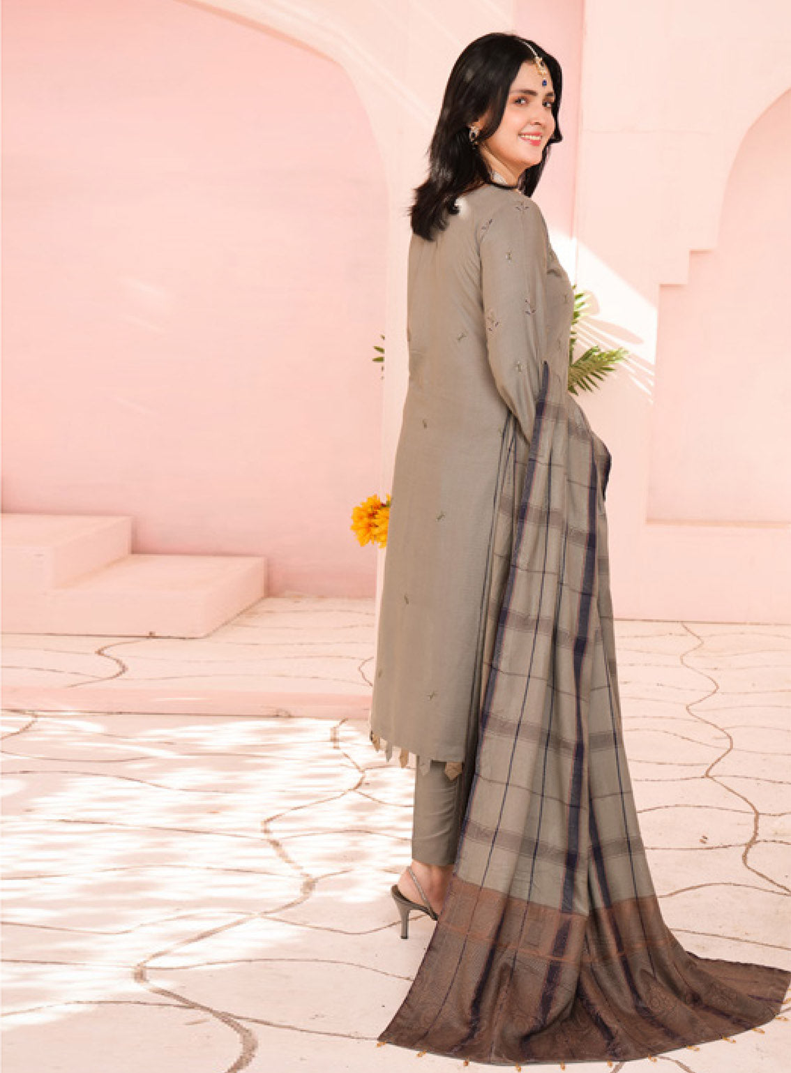 Delilah by Schick Embroidered Doriya Suits Unstitched 3 Piece - SDH24DD 03 Delilah by Schick Embroidered Doriya Suits Unstitched 3 Piece - SDH24DD 03