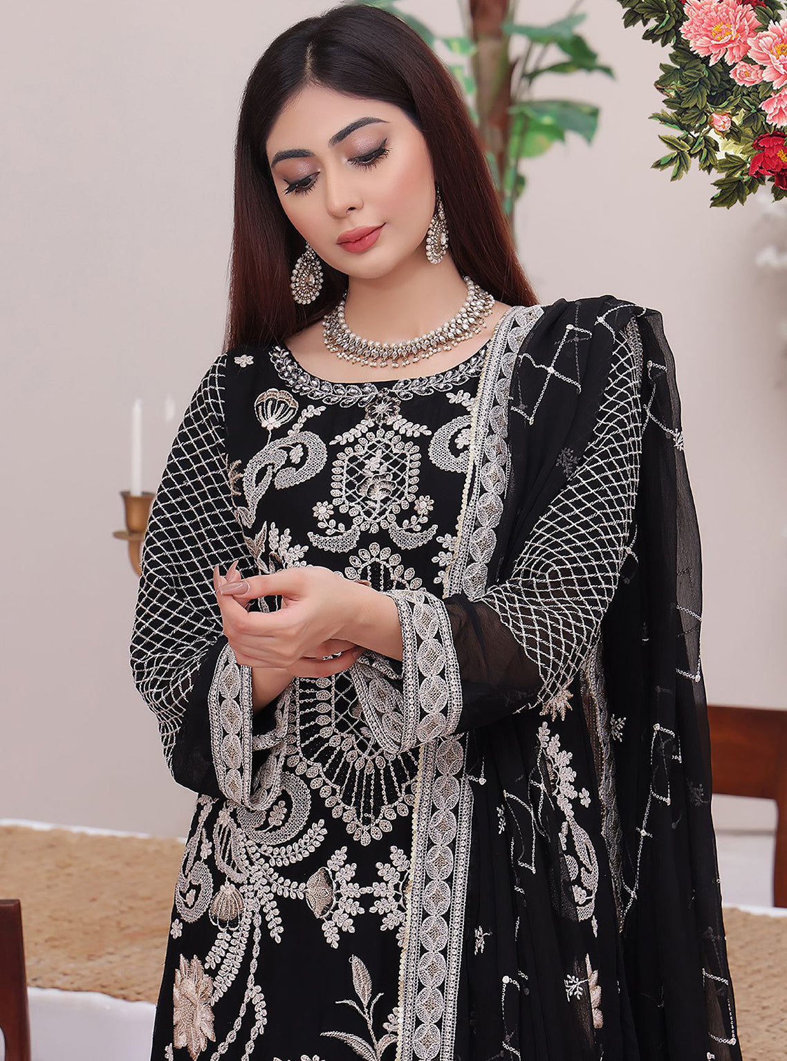 D#01 Amaira Fashion Duchess Semi Stitched Luxury Chiffon Collection 823 D#01 Amaira Fashion Duchess Semi Stitched Luxury Chiffon Collection 823