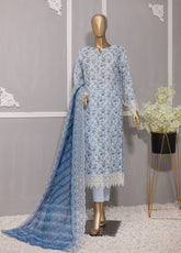 Dhagakari By HZ Textile Embroidered Lawn Unstitched 3 Piece Suit - HZ24DL PDE-739