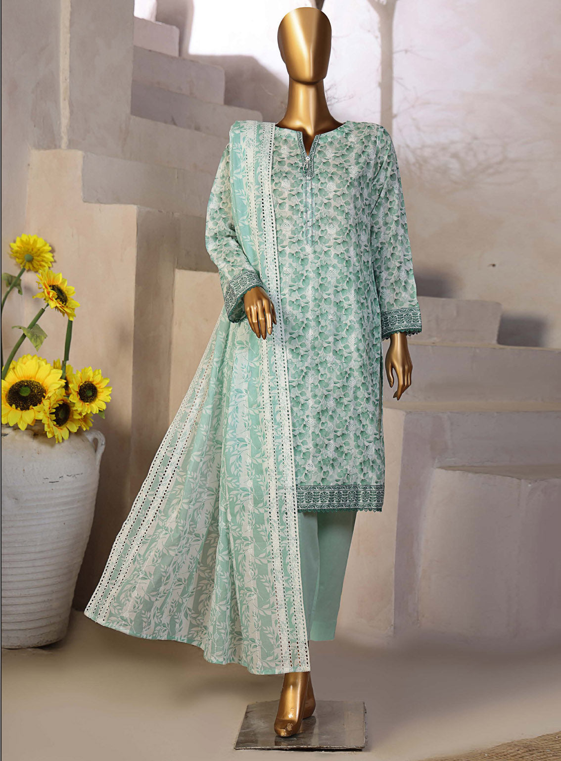 Dhagakari by HZ Textile Embroidered Lawn Suits Unstitched 3 Piece - HZ25DL DEC-994 Dhagakari by HZ Textile Embroidered Lawn Suits Unstitched 3 Piece - HZ25DL DEC-994