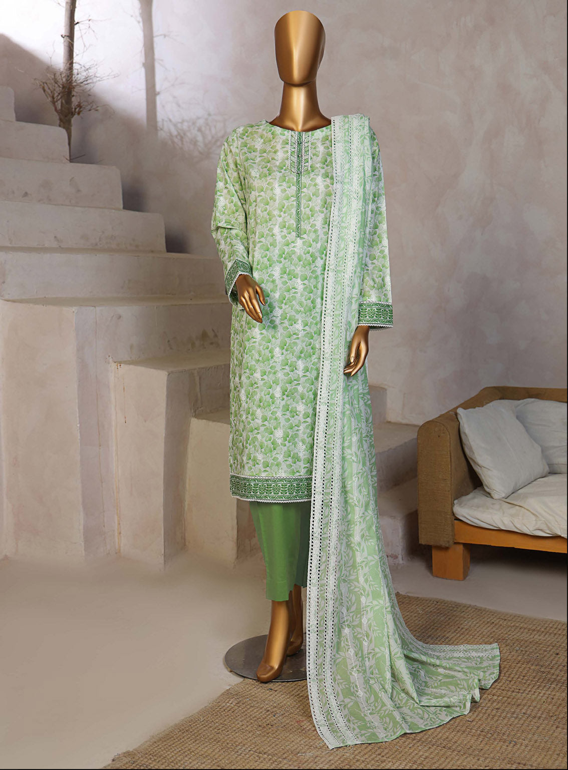 Dhagakari by HZ Textile Embroidered Lawn Suits Unstitched 3 Piece - HZ25DL DEC-996 Dhagakari by HZ Textile Embroidered Lawn Suits Unstitched 3 Piece - HZ25DL DEC-996