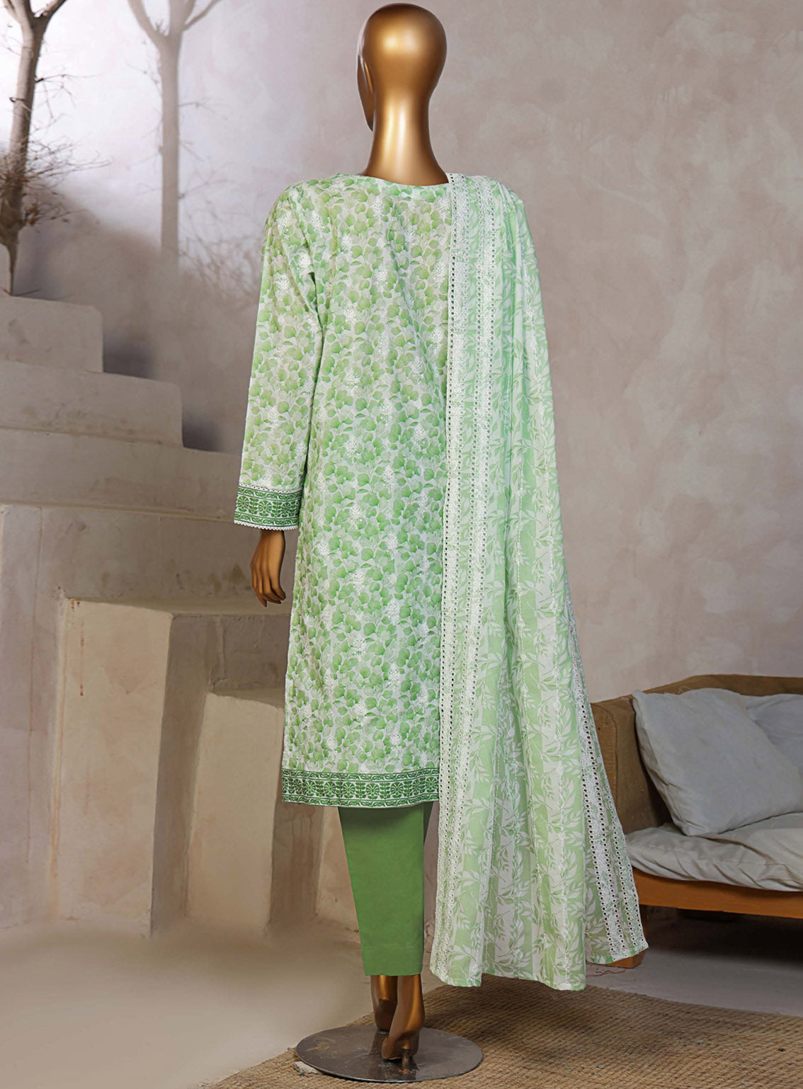 Dhagakari by HZ Textile Embroidered Lawn Suits Unstitched 3 Piece - HZ25DL DEC-996 Dhagakari by HZ Textile Embroidered Lawn Suits Unstitched 3 Piece - HZ25DL DEC-996