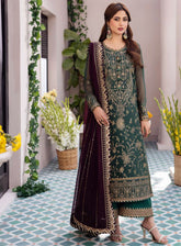 Dhanak Rang By Asim Jofa Embroidered Chiffon Suits Unstitched 3 Piece - AJ24DR AJCF-10