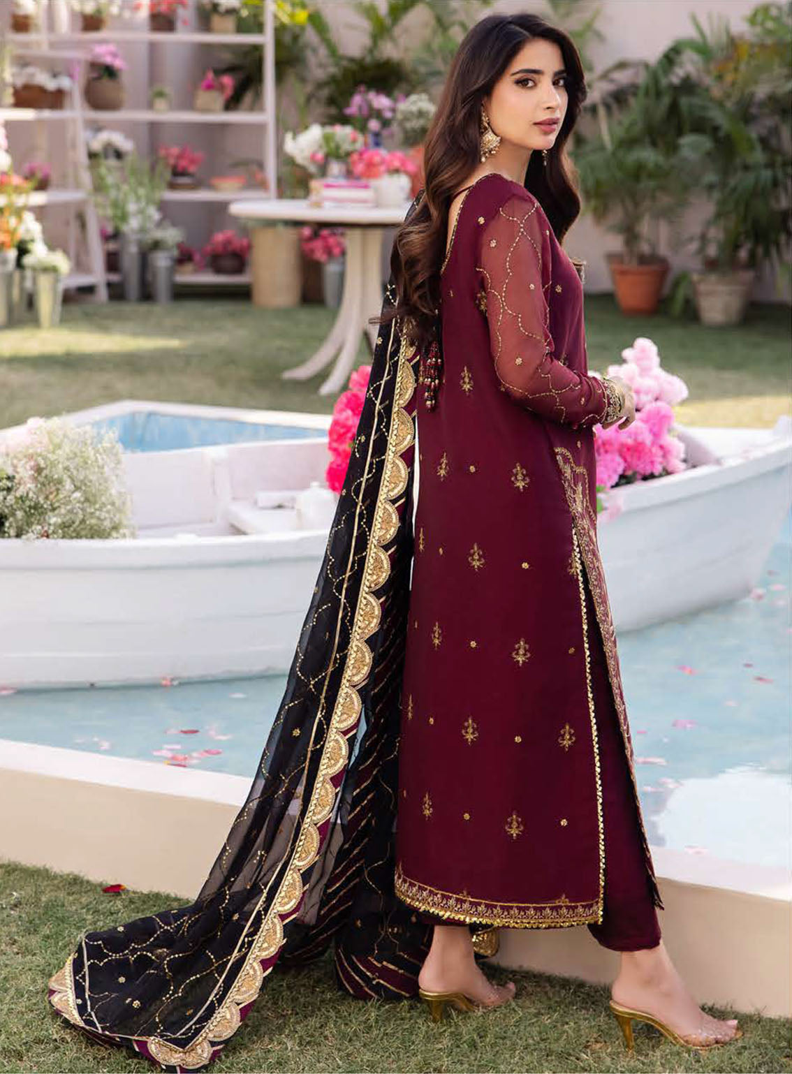 Dhanak Rang By Asim Jofa Embroidered Chiffon Suits Unstitched 3 Piece - AJ24DR AJCF-18 Dhanak Rang By Asim Jofa Embroidered Chiffon Suits Unstitched 3 Piece - AJ24DR AJCF-18