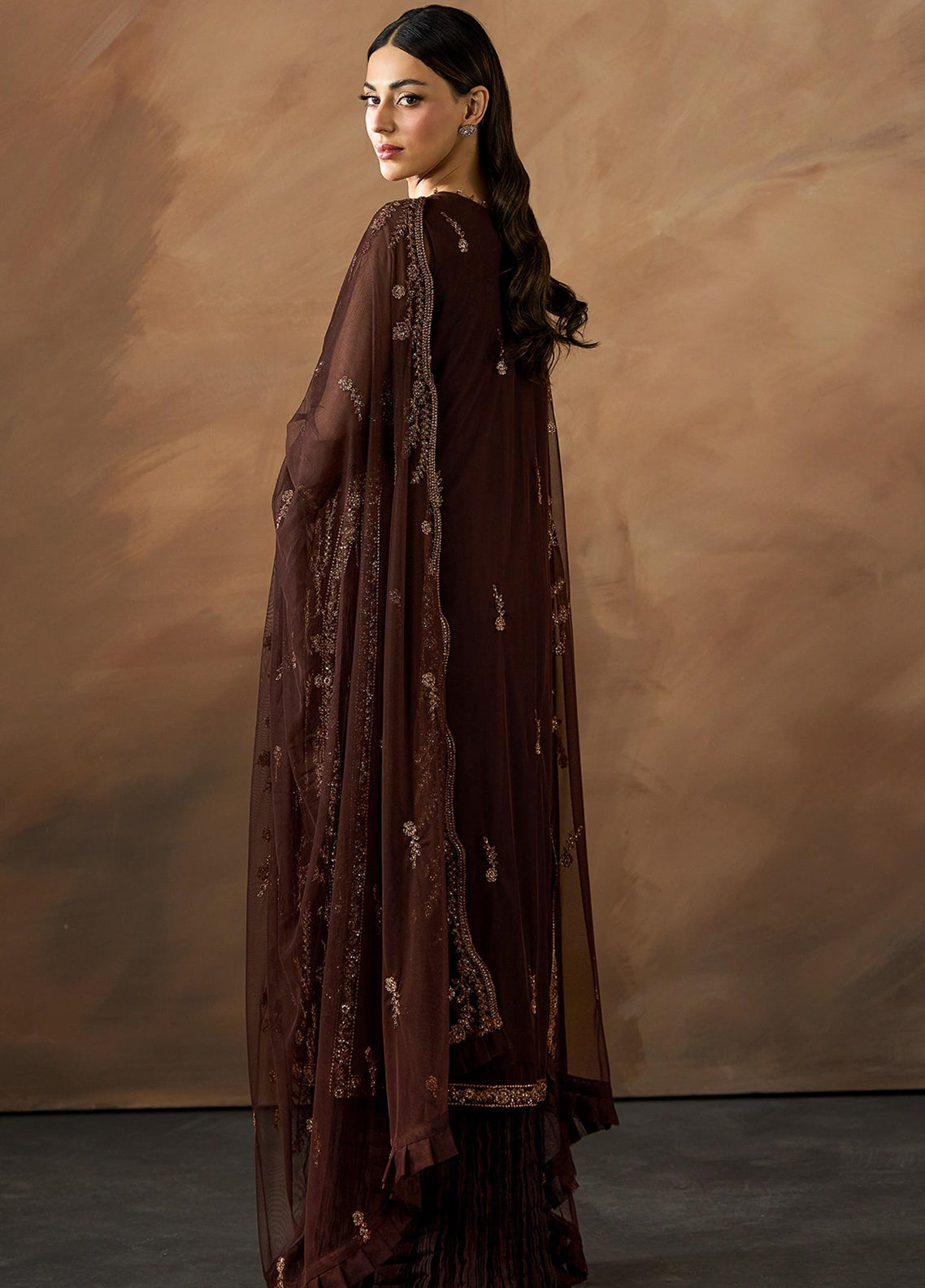 Dharkash By Zarif Embroidered Net 3 Piece Unstitched Suit ZF26DK ZRF-DK-05 NAHID Dharkash By Zarif Embroidered Net 3 Piece Unstitched Suit ZF26DK ZRF-DK-05 NAHID