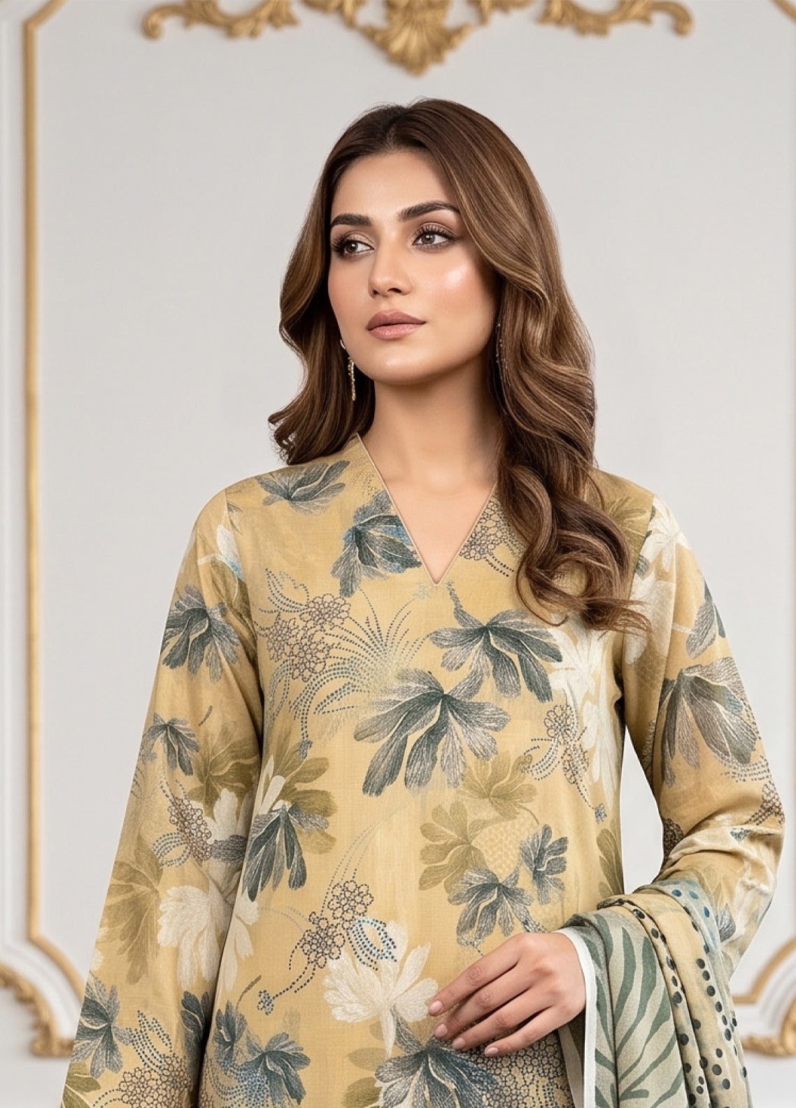 Dr Print By Schick Printed Lawn 2 Piece Unstitched Suit SDH26DPV14 D-03 Dr Print By Schick Printed Lawn 2 Piece Unstitched Suit SDH26DPV14 D-03