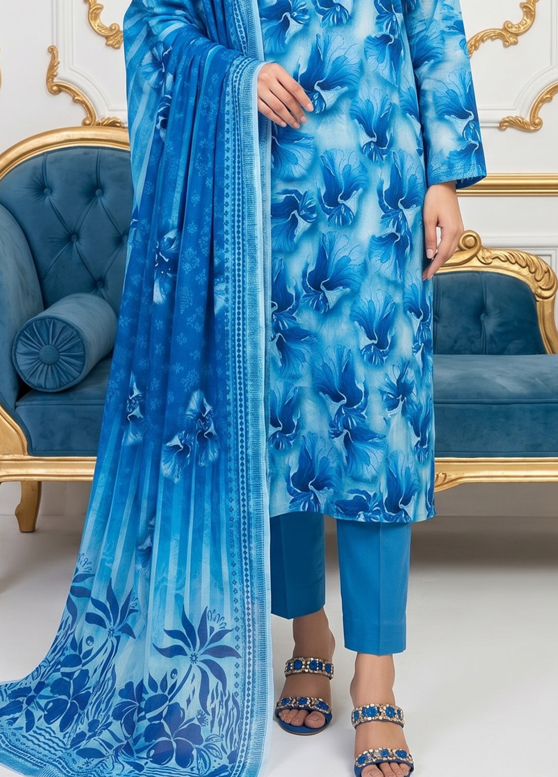 Dr Print By Schick Printed Lawn 2 Piece Unstitched Suit SDH26DPV14 D-05 Dr Print By Schick Printed Lawn 2 Piece Unstitched Suit SDH26DPV14 D-05