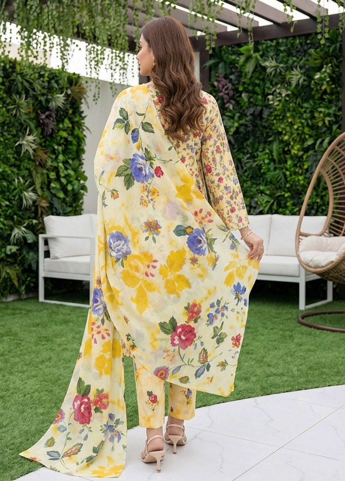Dr Print By Schick Printed Lawn 3 Piece Unstitched Suit SDH26DPV19 D-03 Dr Print By Schick Printed Lawn 3 Piece Unstitched Suit SDH26DPV19 D-03