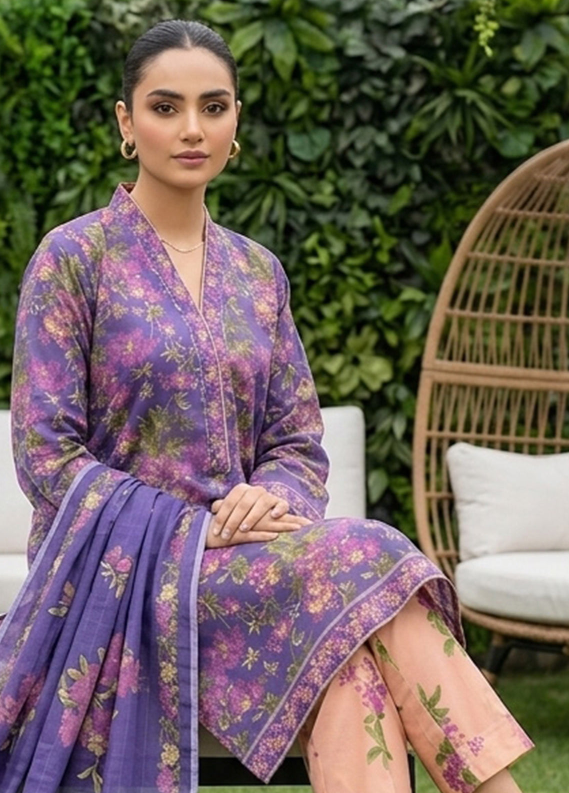 Dr Print By Schick Printed Lawn 3 Piece Unstitched Suit SDH26DPV19 D-04 Dr Print By Schick Printed Lawn 3 Piece Unstitched Suit SDH26DPV19 D-04
