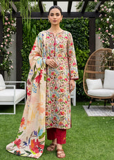 Dr Print By Schick Printed Lawn 3 Piece Unstitched Suit SDH26DPV19 D-06