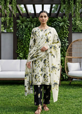 Dr Print By Schick Printed Lawn 3 Piece Unstitched Suit SDH26DPV19 D-07