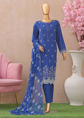 Dynasty By HZ Textile Embroidered Lawn 3 Piece Unstitched Suit HZ26DEL D-01