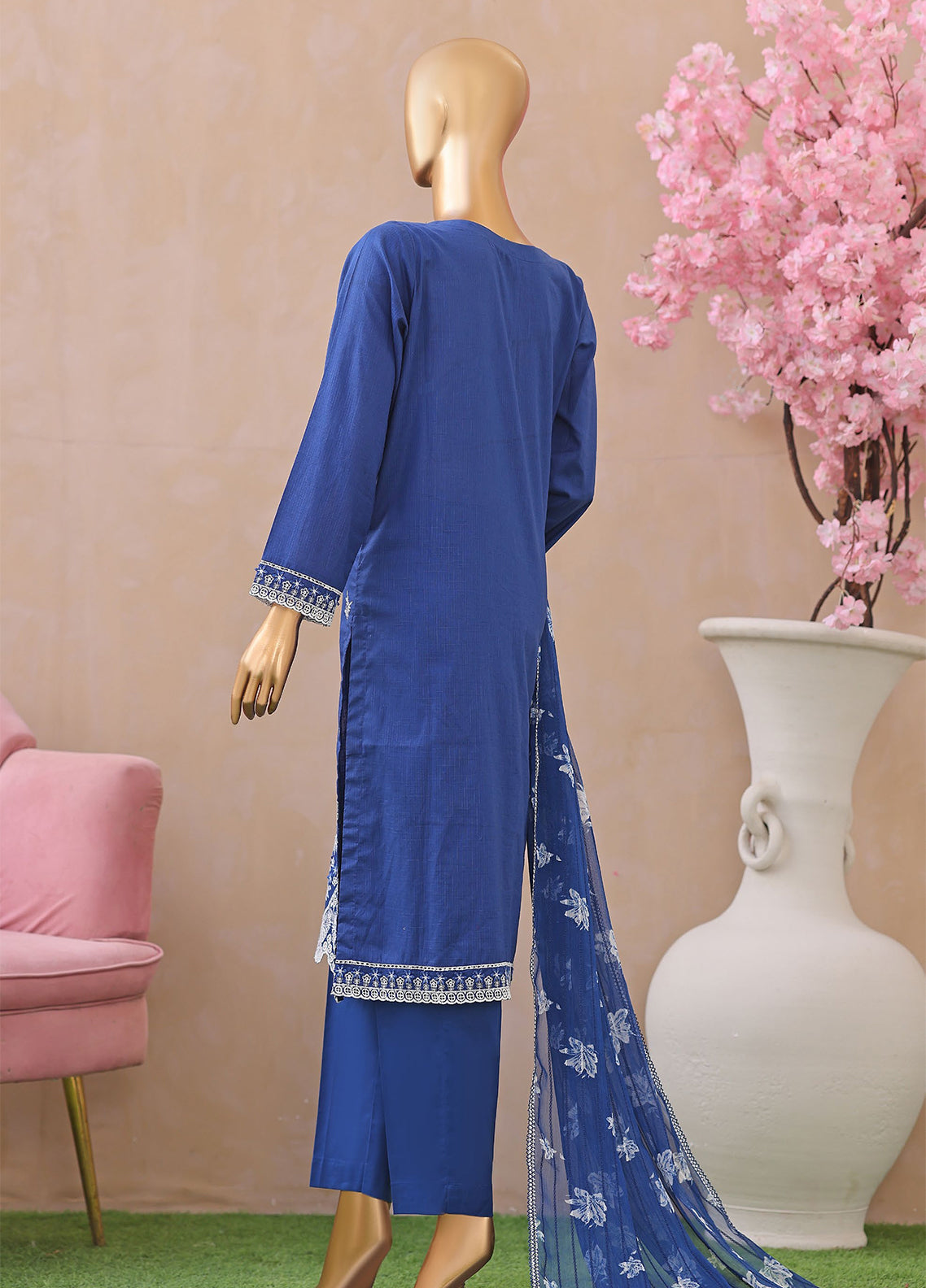Dynasty By HZ Textile Embroidered Lawn 3 Piece Unstitched Suit HZ26DEL D-01 Dynasty By HZ Textile Embroidered Lawn 3 Piece Unstitched Suit HZ26DEL D-01