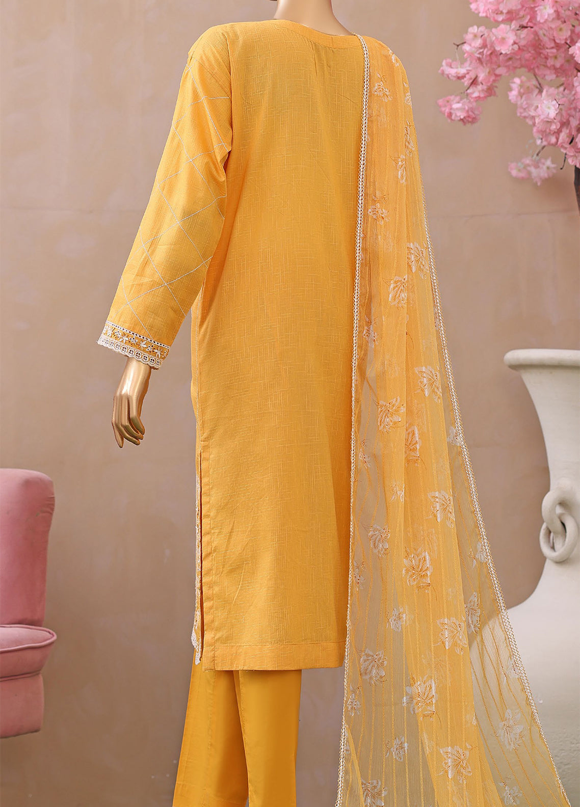 Dynasty By HZ Textile Embroidered Lawn 3 Piece Unstitched Suit HZ26DEL D-02 Dynasty By HZ Textile Embroidered Lawn 3 Piece Unstitched Suit HZ26DEL D-02