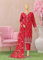 Dynasty By HZ Textile Embroidered Lawn 3 Piece Unstitched Suit HZ26DEL D-03