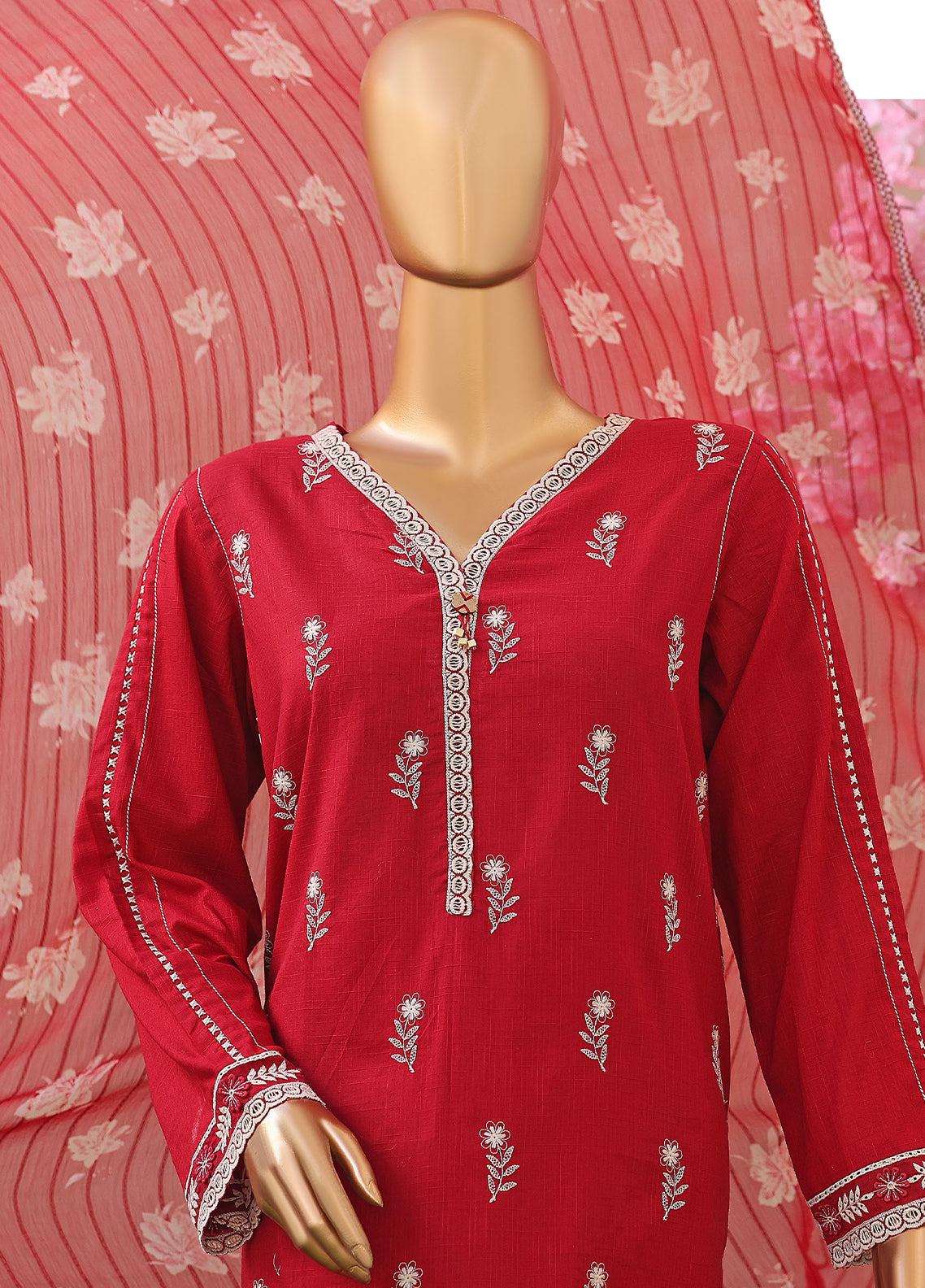 Dynasty By HZ Textile Embroidered Lawn 3 Piece Unstitched Suit HZ26DEL D-03 Dynasty By HZ Textile Embroidered Lawn 3 Piece Unstitched Suit HZ26DEL D-03