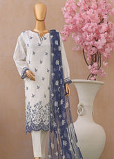Dynasty By HZ Textile Embroidered Lawn 3 Piece Unstitched Suit HZ26DEL D-04