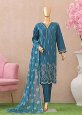 Dynasty By HZ Textile Embroidered Lawn 3 Piece Unstitched Suit HZ26DEL D-06