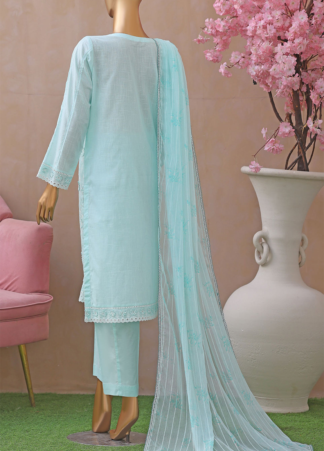 Dynasty By HZ Textile Embroidered Lawn 3 Piece Unstitched Suit HZ26DEL D-07 Dynasty By HZ Textile Embroidered Lawn 3 Piece Unstitched Suit HZ26DEL D-07