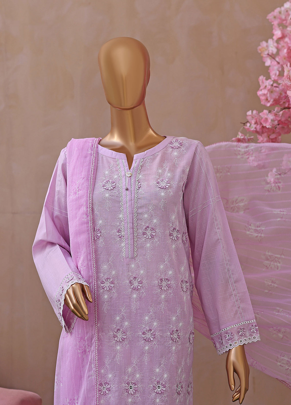 Dynasty By HZ Textile Embroidered Lawn 3 Piece Unstitched Suit HZ26DEL D-08 Dynasty By HZ Textile Embroidered Lawn 3 Piece Unstitched Suit HZ26DEL D-08