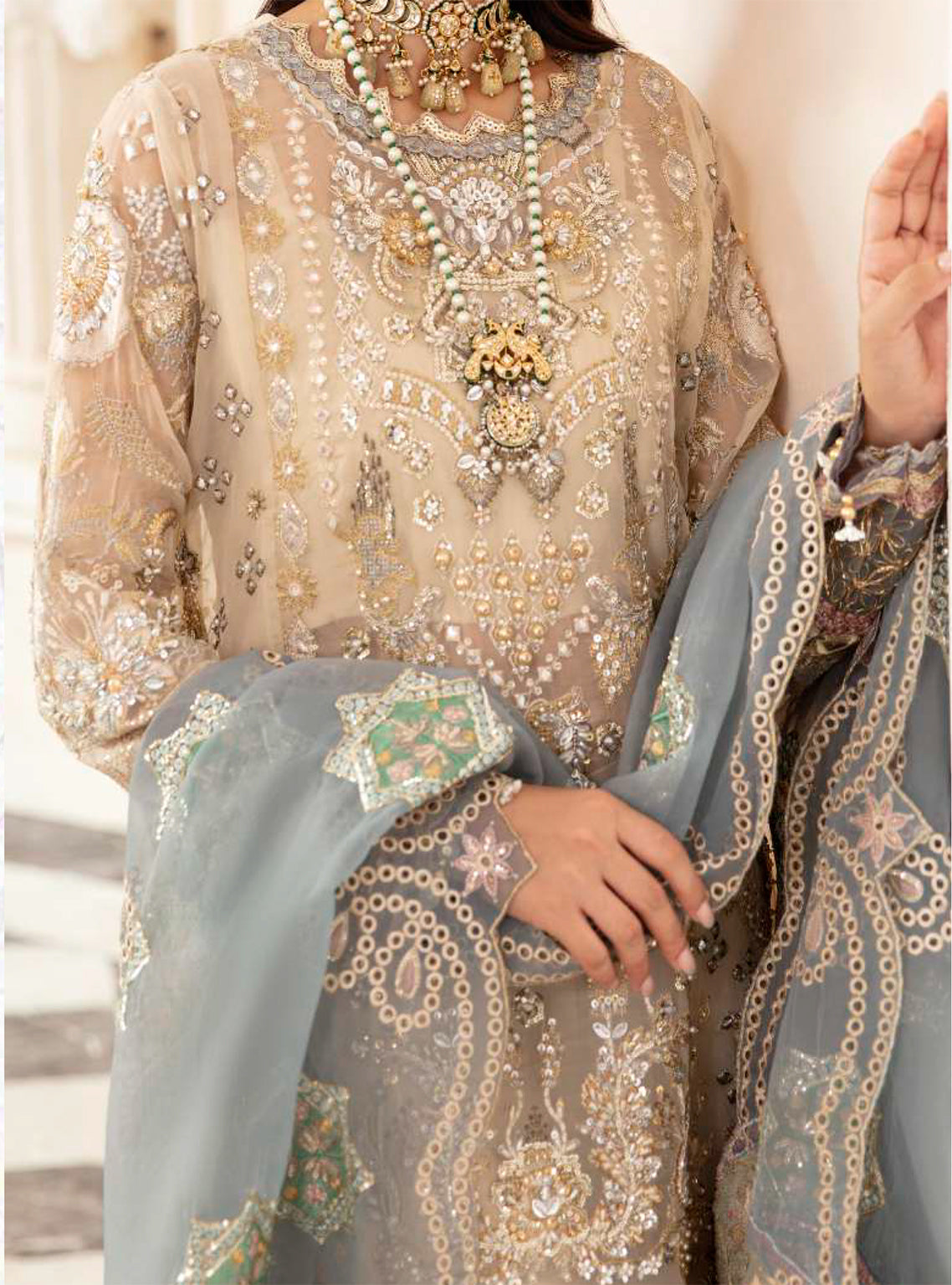 D#02 Elaf Celebration Luxury Handwork Emb Collection 923 D#02 Elaf Celebration Luxury Handwork Emb Collection 923
